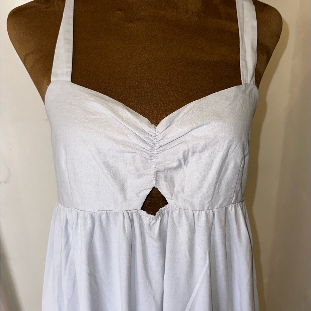 Zara White Maxi Dress